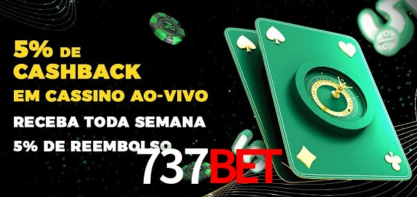 Promoções do cassino ao Vivo 737bet